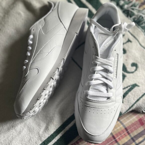 Reebok Men's Size 12 Classics White Leather - new in box! - Picture 6 of 6